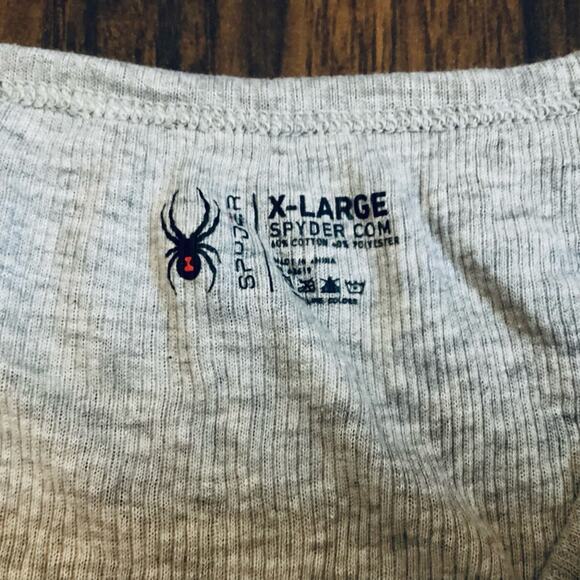 Spyder Mens Ribbed Cotton Stretch Tank Top - Picture 3 of 5